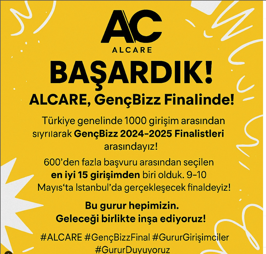 Başardık! ALCARE, GençBizz Finalinde!